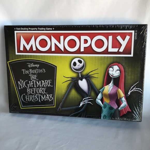 Other - Monopoly: Disney Tim Burton’s The Nightmare Before Christmas collectible game